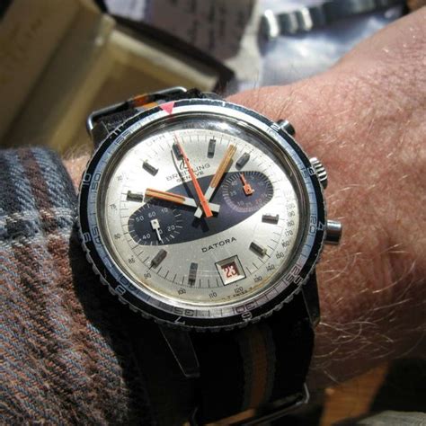 Original Vintage Breitling Datora 2031 Chronograph 1969 